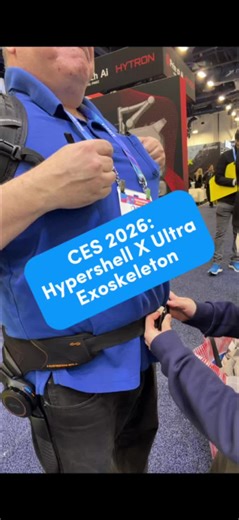 CES 2026: Hypershell X Ultra Exoskeleton #ces #ces2026 #exoskeleton #mobilityaid #exoskeletontechnology @Hypershell @Hypershell Exoskeleton Shop