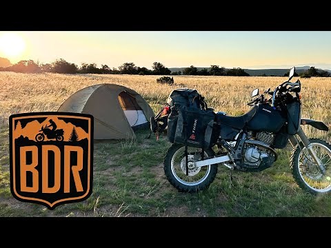 New Mexico BDR Camping on DR650