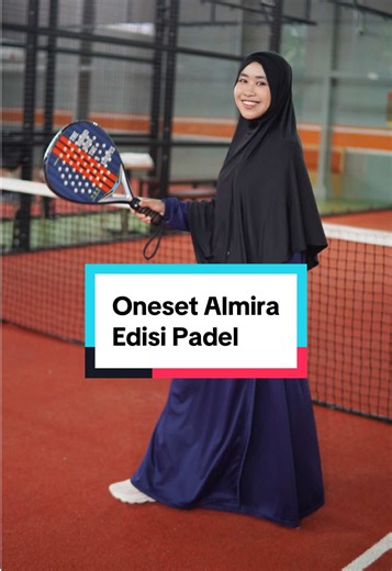 Almira nih besti hihiw!! Versi padel series niccc. Maa Syaa Allah keren bgt yaaa, tetep modest dengan modis hihi, maa Syaa Allah 🤍🤍 #habikabutik #dryfit #onesegolahragasyari #bajuolahragamuslimah #padel