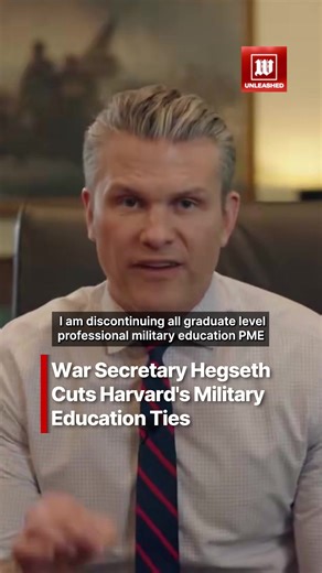 The Pentagon announced Friday it is formally ending all graduate-level Professional Military Education, fellowships, and certificate programs with Harvard University. The move takes effect with the 2026-27 academic year. Current students will be allowed to finish their programs. Similar relationships with other Ivy League schools will be reviewed in the coming weeks. The decision is the latest escalation in the Trump administration's standoff with Harvard over campus antisemitism, DEI policies, 