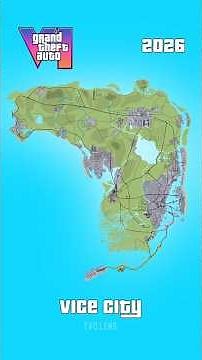 GTA Map Evolution 1997-2026 #shorts