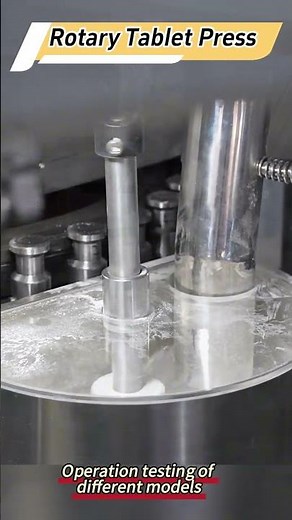 Rotary tablet press: an efficient solution for the pharmaceutical and chemical industries!
