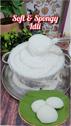 Neha Shrikant Gupta on Instagram: "Perfect Soft Idli Rava Idli—Breakfast That Melts! 🍛Ingredients 2 cups of Idli rava 1 cup of urad daal 1 Tsp fenugreek seeds( Methi Dana) Salt as per taste Made the softest Idli Rava Idli today — mouth me jaate hi ghol jaati hai! This one is my father’s absolute favourite breakfast 🤍 If you are searching for soft idli, idli rava idli, easy idli recipe, idli without grinder, this reel will help you make perfect idlis every time! #idli #ravaidli #idlirava #idlif