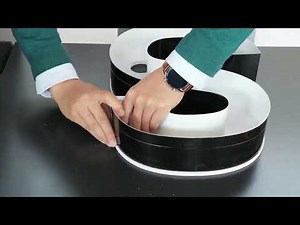 How To Build A Channel Letter from Start to to end details show