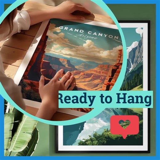 Albania Coastal Art Print, Beach Scene, Umbrellas (A4 or A3 Sizes)