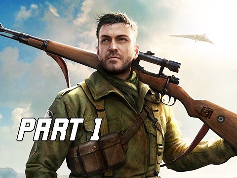 Sniper Elite 4 Walkthrough Part 1 - First Mission (PS4 Pro Let's Play Commentary)