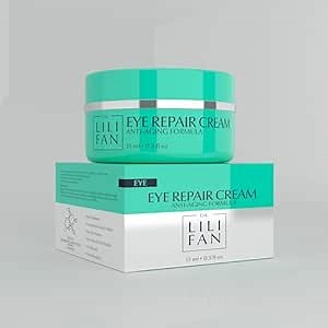 Dr Lili Fan Probiotic Eye Repair Cream. Reduces Fine Lines, Wrinkles, Dark Circles, and Puffiness with No Oily Residue. 0.5 fl oz
