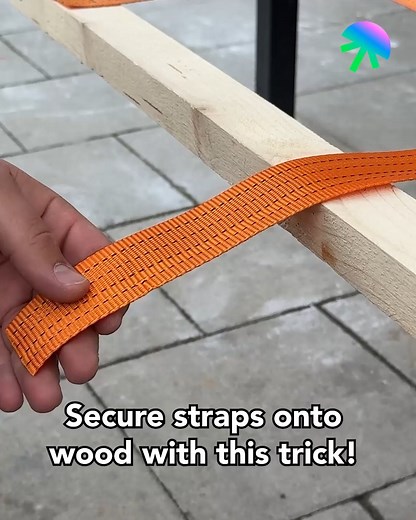 Secure straps onto wood with this easy trick | Spiritual Journey