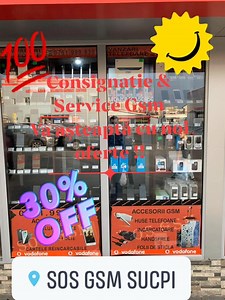 58K views · 85 reactions | S.O.S GsmSucpi - Consignatie&Sevice Gsm cu produse noi sau SH, va pune la dispozitie: Ne găsiți in Complex Comercial Sucpi in partea stânga lângă Fornetti !! Va așteptăm cu o gama variata de telefoane Noi sau Sh !!!! Program : Luni-Vineri: 10:00 - 18:00 Sambata: 10:00 - 14:00 Duminica: 10:00 -14:00 Număr contact:#0761.999.839 | SOSGsmSucpi | Facebook