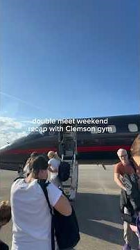 double meet weekend vlog and recap #clemsongymnastics