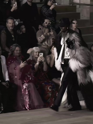 Alton Mason Runway Walks for Dolce Gabbana