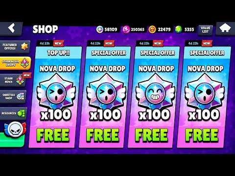 NOVA STARR JUST DROPPED IN SHOP 😱🔥 • BRAWL STARS NEW UPDATE