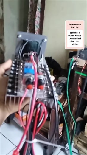 Mesin Power Inverter Elektrik PAC 16 Transistor 12 Volt