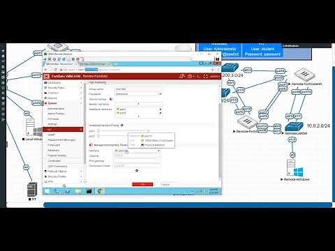 FortiGate HA Active Active Part 3A Configuring the Cluster