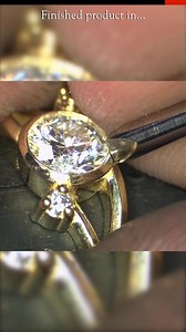 128K views · 1.6K reactions | Making a modern swirly diamond ring  #handcrafted #customjewelry #customking #modernjewelry #jewelrymaking #howitsmade #bts #fyp #diamondring #yellowgold #diamonds #diamondsetting #bezelset #madewithlove #madeinmichigan #jpthejeweler | JP the Jeweler | Facebook