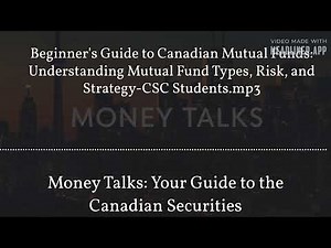 Beginner's Guide to Canadian Mutual Funds: Understanding Mutual Fund Types, Risk, and...