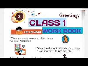 Greetings//Class 1//Chapter 2//work Book