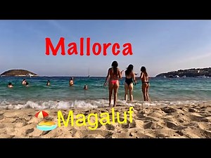 Beach Walk 🏖️Magaluf Mallorca 🇪🇸📷4K UHD