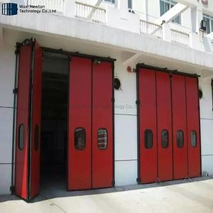 [Hot Item] Aluminum Alloy Automatic Horizontal Sliding Warehouse Industrial Door