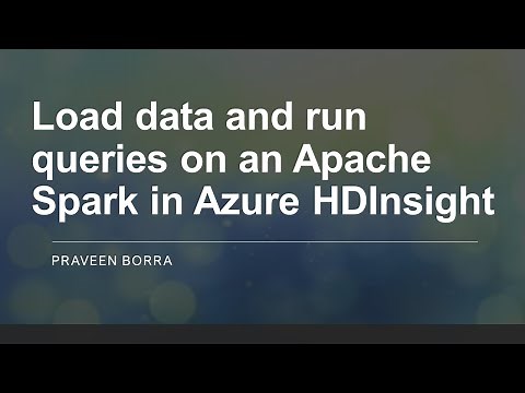 How to create Azure HDInsight Cluster| Load data and run queries on an Apache Spark cluster|Power BI