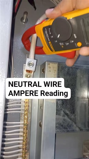 24K views · 120 reactions | Neutral Wire Ampere Reading using Fluke clamp tester Multi meter #electrician #relay #panelboard #control #light #switch #wiring #outlet #diy #electrical | Electricians Guide | Facebook