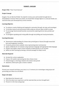 Project Title: "Time Travel Suitcase"Project Concept:Imagin... | Filo