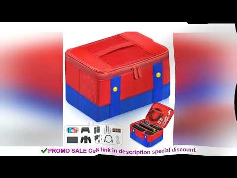 Large Carrying Protective Case for Nintendo Switch OLED Console Pro Controller Travel Storage Bag Ca