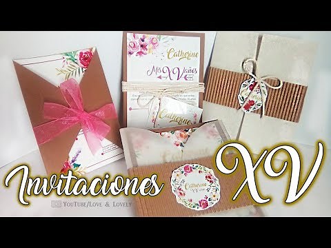 DIY | Invitaciones de XV años | 🎂🎂🎂🎂