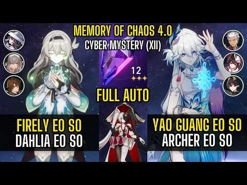[ Full Auto ] Firefly E0 S0 & Yao Guang E0 S0 | New Memory Of Chaos Honkai Star Rail 4.0