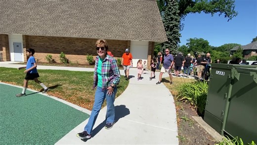 Centennial Park is officially open! Thank you to all the neighbors of Elmhurst’s newest park in more than 30 years for helping us celebrate! Keep an eye out for photos from the Centennial Recreation Center and park openings in the next few days. | Elmhurst Park District