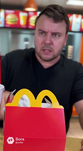 Getting angry at McDonald’s employee over happy meal toy #funny #aivideo