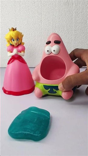 Unboxing and Review Super Mario Bros - Patrick Star & Princess Peach Toy fun Video #mario​ #toys​