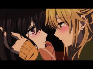 Best Yuri Kiss Scene 💕 Romance Anime !