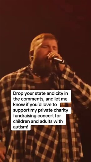 Drop your state and city in the comments, and let me know if you’d love to support my private charity fundraising concert for children and adults with autism!