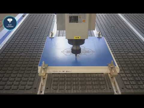 Blue Elephant 1325 cnc router machine test video for Portuguese customer