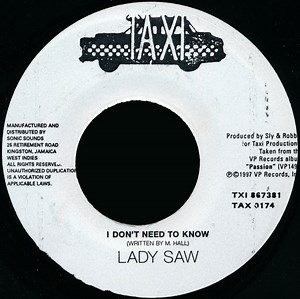 Lady Saw - I Don't Need To Know