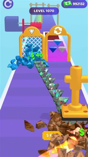 INSANE!! Gem Stack Run 1070 #gaming #gemstack #shorts