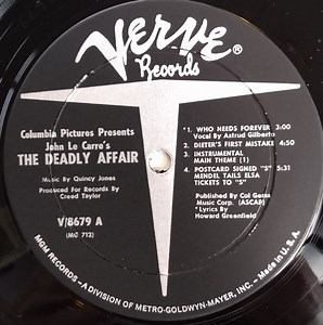 Quincy Jones - The Deadly Affair (The Original Sound Track Album)