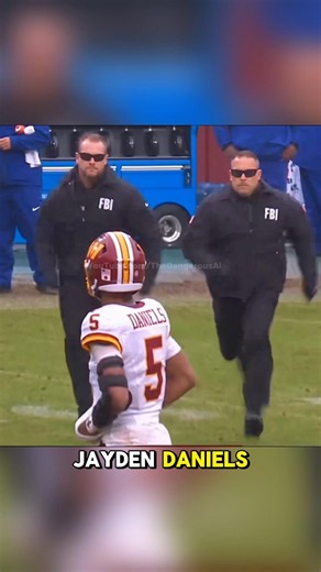 Jayden Daniels gets ARRESTED after running the clock out against New York Giants 😳