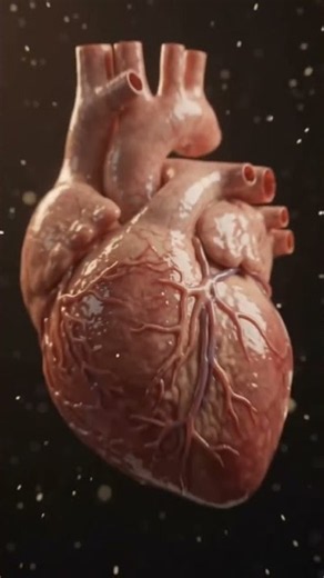 Inside the Human Heart 🫀 | 3D Animation of Heart Tissues #Shorts