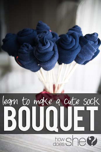 How to Make a Sock Bouquet