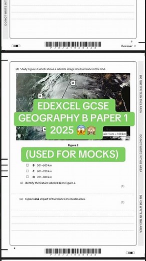 Edexcel GCSE Geography B Paper 1 2025 #gcsegeography #geographybpaper1 DM INST: PapersByTrey