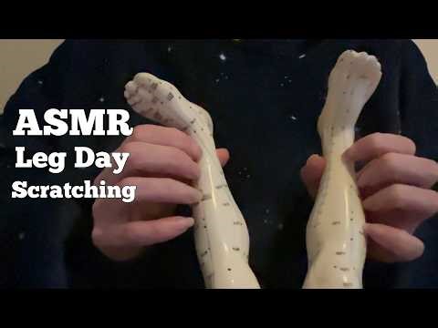 ASMR🦶Fast Scratching The Acupuncture Doll’s Legs And Feet🦵 (No Talking)
