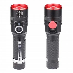 [Hot Item] Cheap 3 Modes Lights Super Bright USB Charging LED Tactical Flashlights & Torches