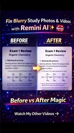Fix Blurry Photos & Old Notes with Remini AI 😱 #shorts #yrending_shorts_on_youtube