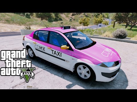 GTA 5 MODS|TAXI CDMX VS UBER EN GTA V MÉXICO|EdgarFtw