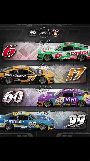RFK racing and Kaulig racing running Greg Biffle number font at the Daytona 500 (NASCAR news)