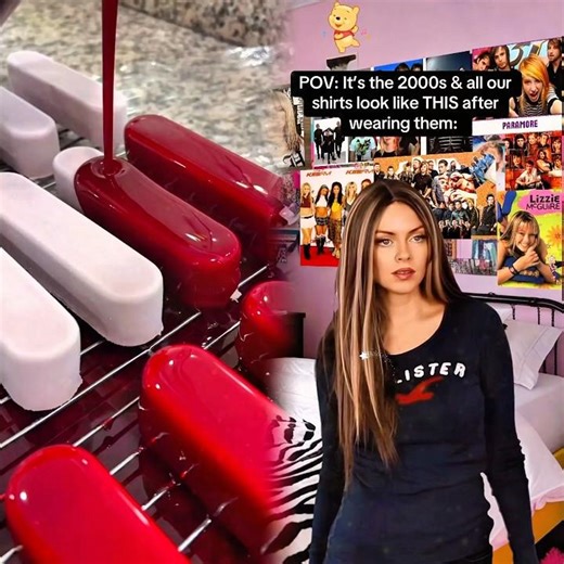 Before the days of setting powder and proper makeup application, many #millennial