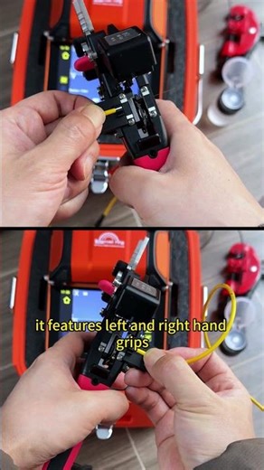 Integrated fiber stripper and cleaver MC-16