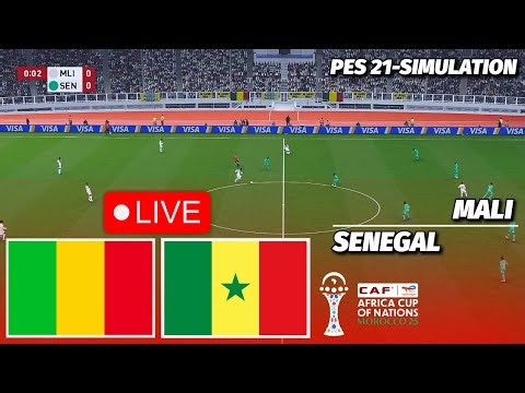 LIVE🔴| Mali vs Senegal - Africa Cup of Nations 2025 | Quarter-Final | PES 21 Simulation